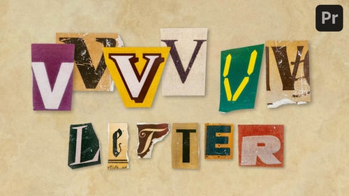 Ransom Letters - V Letters