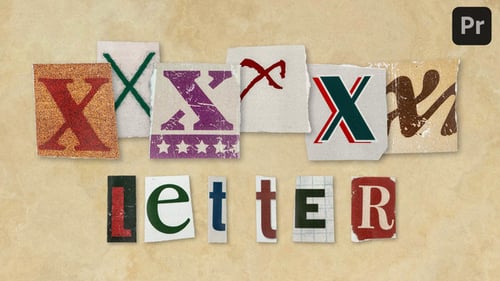 Ransom Letters - X Letters