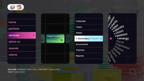 Vertical Looping Animations for FCPX