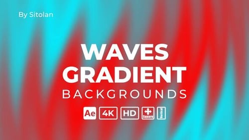 Waves Gradient Backgrounds