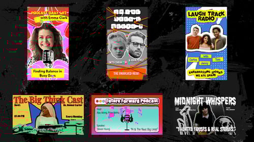 Paper Collage Podcast Intro