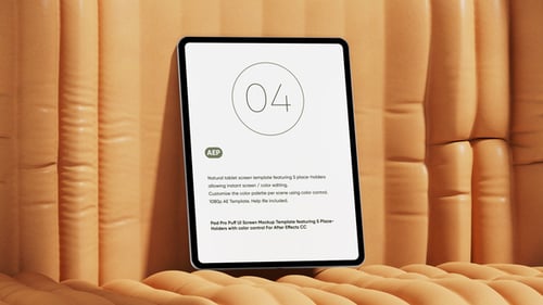 Pad Pro M5 Puff UI Screen Template