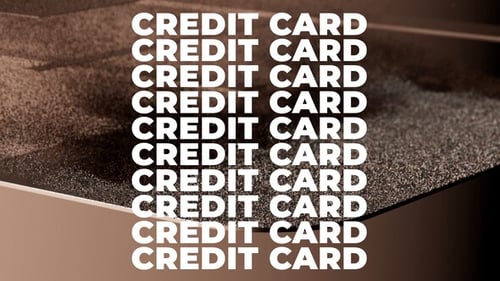 Credit Card with Recycled Materials