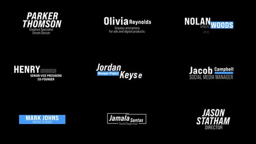 Lower Thirds | DaVinci Resolve (Macro)