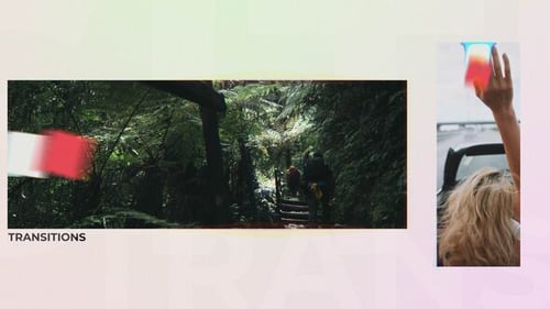 Dynamic Glitch Cube Transitions with Vibrant Colors