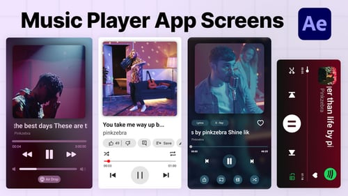 Music Player App Screens