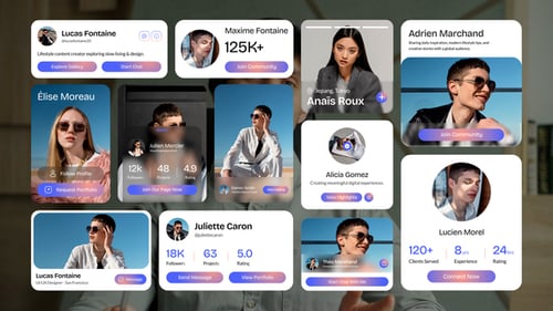 Profile Card App Widget