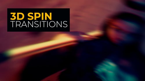 Dynamic 3D Spin Video Transitions Pack