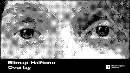 Bitmap Halftone Overlay MOGRT
