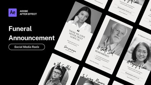 Reels - Funeral Announcement