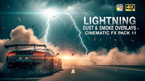 Lightning Dust & Smoke Overlays – Cinematic FX Pack FCPX