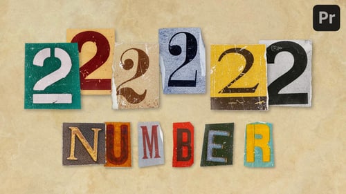 Letras de rescate - Número 2