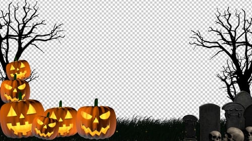 Halloween Rahmen 02 4K