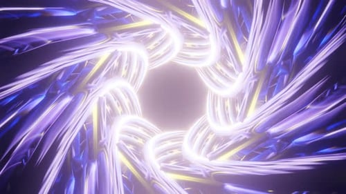 Fond de disco au néon palpitant VJ Loop