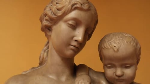 statue of mary and jesus