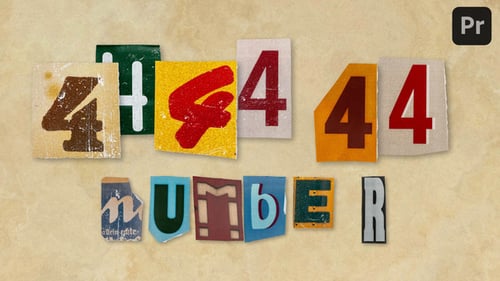 Animated Ransom Note Lettering Toolkit for Videos