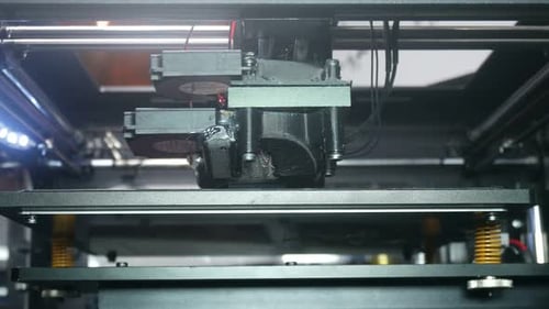 Advanced 3 D Printer Prints Plastic Production