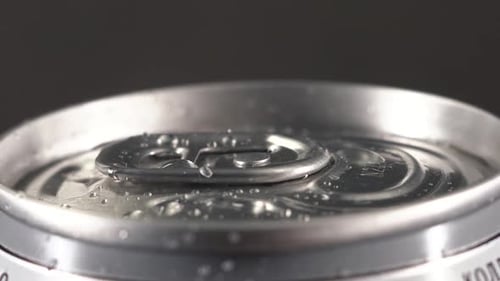 Refreshing Soda Can Opening with Finger