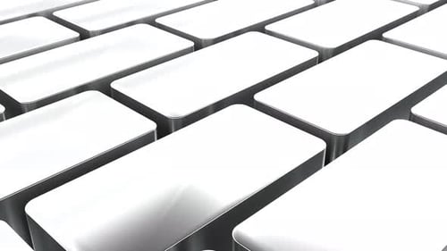 Metal Boxes in 3d Style Able to Loop Seamless