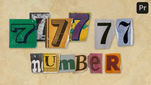 Ransom Letters - 7 Number