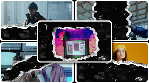 Paper Transition After Effect