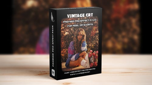 Vintage Old TV CRT Screen Effects for Premiere Pro – Pack for Reels, Shorts & TikTok