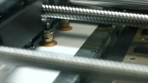 Lieferung der Druckmaschine.