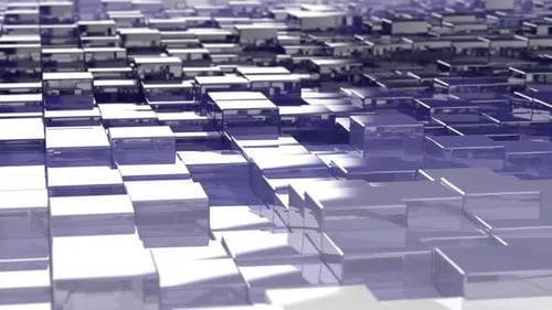 Animierte Kunststoff-Metallwürfel Pantone-Farbe des Jahres 2022