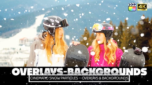 Cinematic Snow Particles – Overlays & Backgrounds For FCPX
