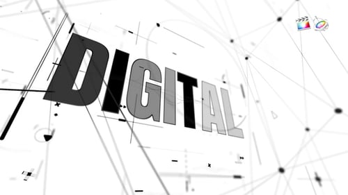 3D HUD Typographic Intro