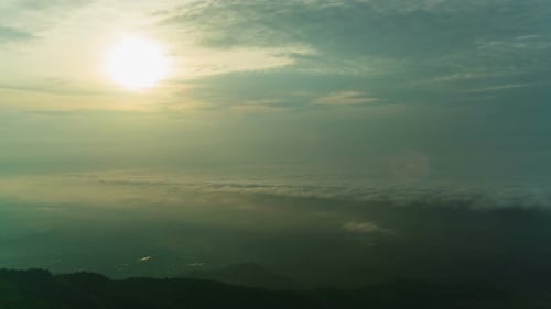Landscape Mountain In Morning
