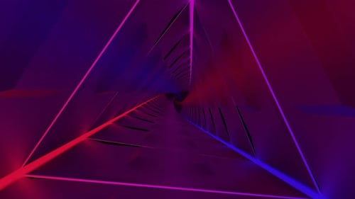 Tunnel in lila Farbe im 3D-Format als Hintergrund