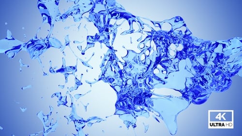 Splash Of Blue Water V7