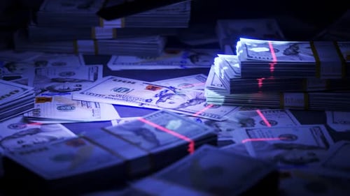 Counterfeit Money Detection with UV Light and Laser Scans