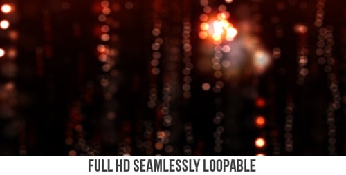 Abstract Falling Bokeh Light Particles Background Loop