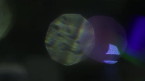 Abstract Light Leaks with Colorful Bokeh