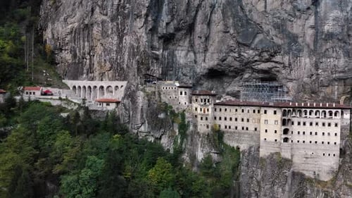 Sumela-Kloster, Türkei, Luftaufnahme