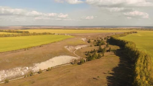 Getrockneter Fluss