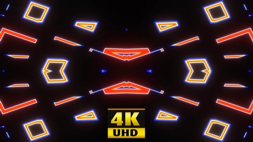 Vj Loop Kaleidoscope Ripple Of Colors 4K