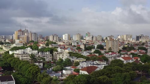 Aerial View Maputo Mozambique