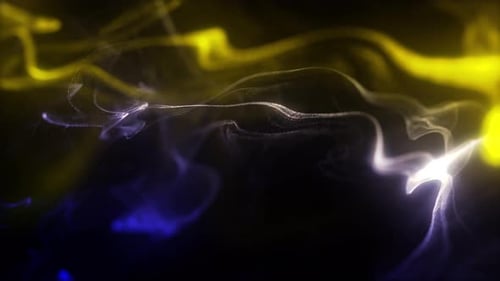 Abstract Blue Yellow Background