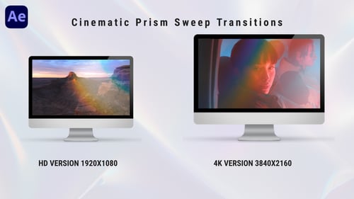 Cinematic Prism Sweep Transitions