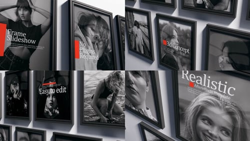 Apresentação de slides de molduras