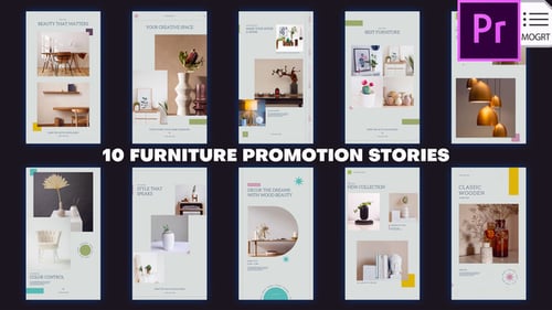 Modern Furniture Promotion Social Media Stories