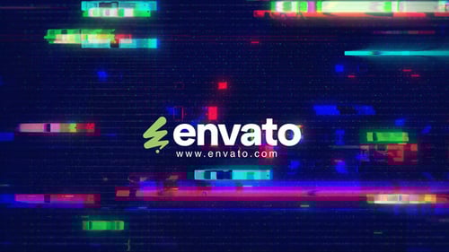 Glitch Logo Intro