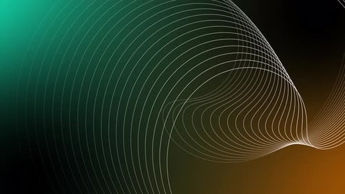 Futuristic colorful wireframe wave. abstract background with geometric lines. Vd 588