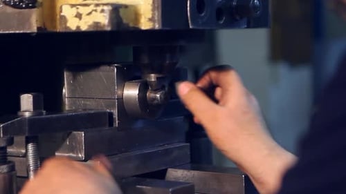 Arbeiter in der Schwerindustrie