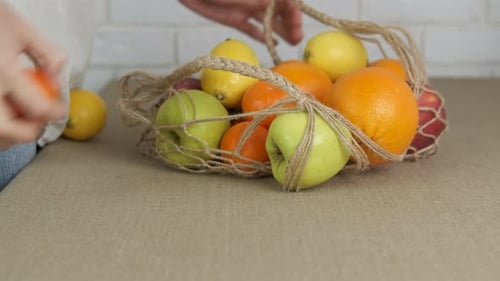 Saco de fruta ecológica