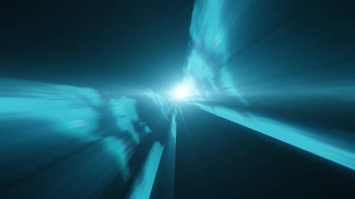 Futuristic Light Tunnel Transition Reveal