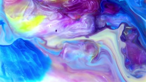 Swirling Vivid Colors Abstract Footage